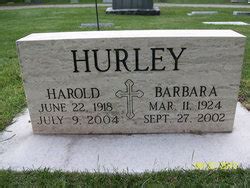 Harold Hurley 1918 2004 Mémorial Find a Grave