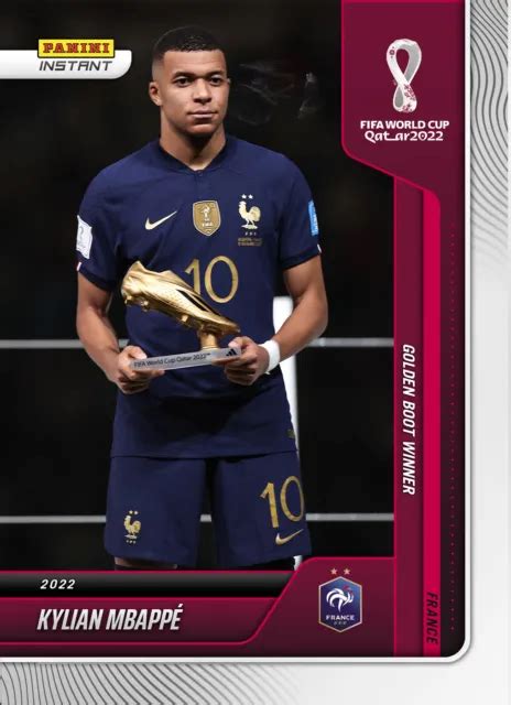 Kylian Mbappe Panini Fifa World Cup Qatar Sticker Fra Eur