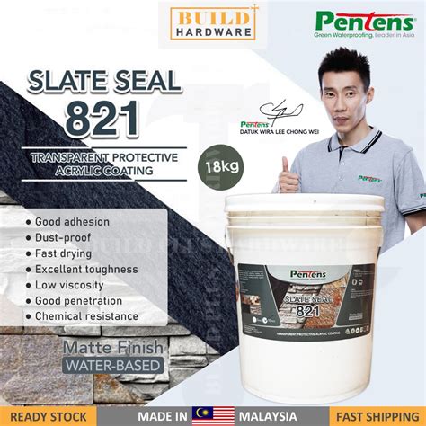 PENTENS SLATE SEAL 821 Matt 18kg Water Based Transparent