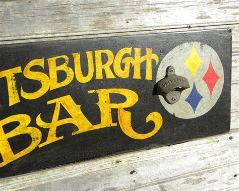 Pittsburgh Bar Style Sign Originalhand Lettered Etsy Pittsburgh