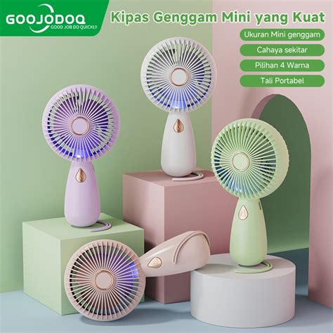 Jual Goojodoq New Kipas Angin Mini Genggam Cute Kipas Lipat