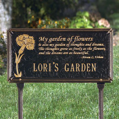 Personalized Garden Plaques