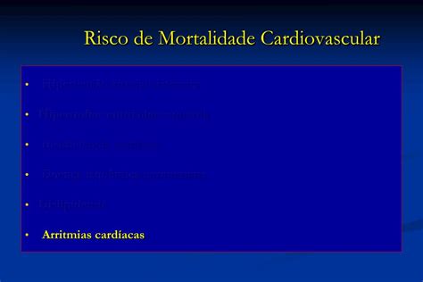 Ppt Estratifica O De Risco Cardiovascular Na Doen A Renal Cr Nica