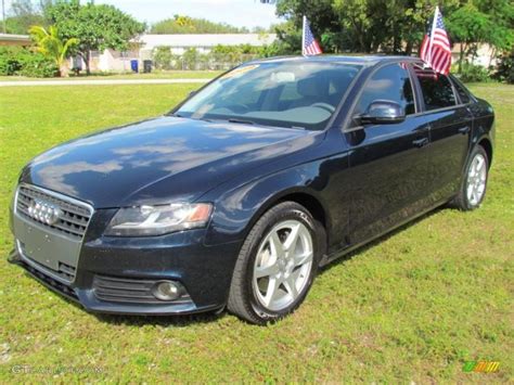 Deep Sea Blue Pearl Effect 2009 Audi A4 20t Premium Quattro Sedan