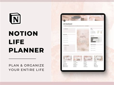 Notion Life Planner Template Julia On Purpose