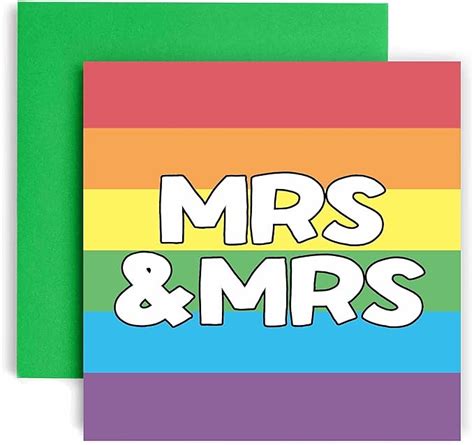 Huxters Lesbian Wedding Rainbow ‘congratulations Mrs And