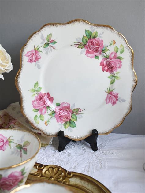 Vintage Royal Stafford Berkeley Rose English Bone China Etsy UK