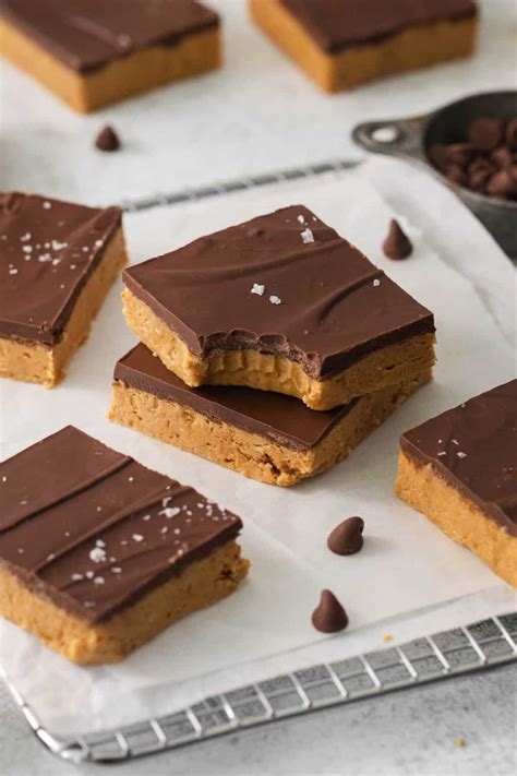 Easy Peanut Butter Bars Meaningful Eats