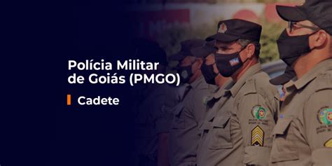 Pol Cia Militar De Goi S Pmgo Cadete Central De Concurso P Blico