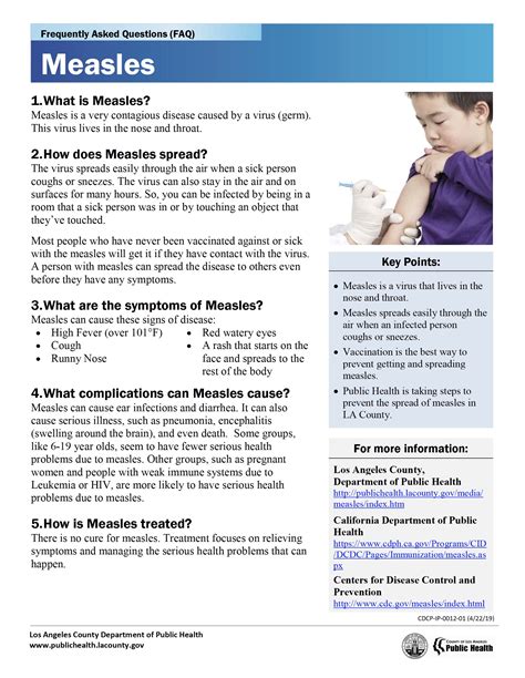 Measles Advisory Alert