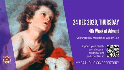 Catholic Weekday Mass Today Online Thursday Th Week Of Advent