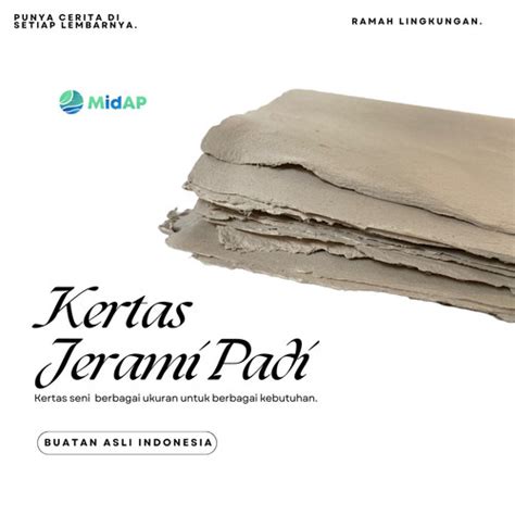 Jual Kertas Budaya Dari Jerami Padi Ukuran A3 Jakarta Barat MidAP