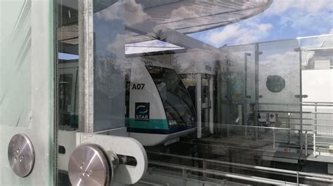 Métro de Rennes Siemens VAL 208 AG HP 07 entre Villejean Université et