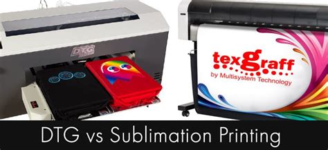 DTG vs Dye Sublimation Printing – A comparison