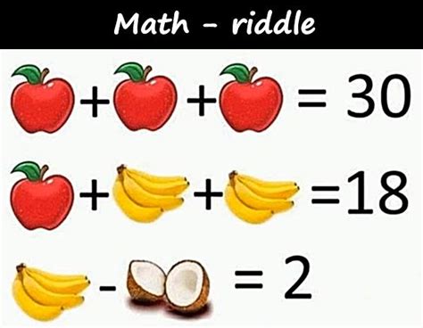 Tricky Math Riddles With Pictures And Answers Hot Sex Picture