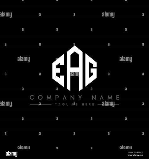 Eag Letter Logo Design With Polygon Shape Eag Polygon And Cube Shape