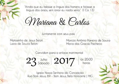 Dizeres De Convite De Casamento