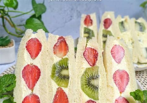 Resep Fruits Sandwich Fruits Sando Oleh Sukma Cuisine Cookpad