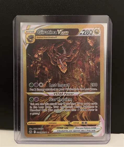 Giratina Gold V Star Booster Frisch Nm Gg Pok Mon Vstar