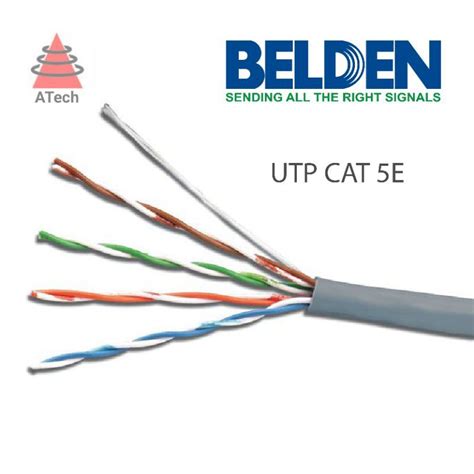 Jual Kabel Lan Belden Utp Cat E Original Meter Konektor Shopee