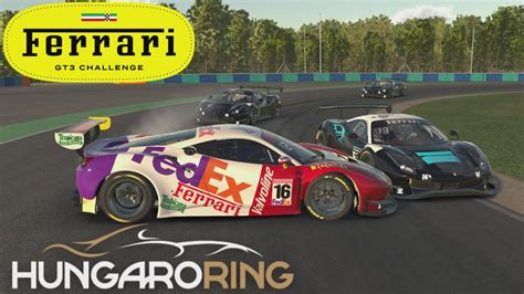 IRacing Ferrari GT3 Challenge Fixed Hungaroring 2022 Season 1 Week 6