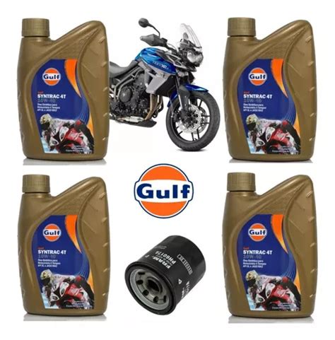 Kit Troca Leo Gulf W Sint Tico Triumph Tiger Xca Parcelamento