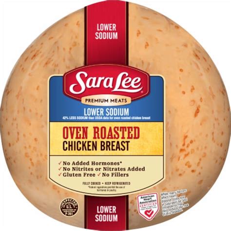 Sara Lee Lower Sodium Oven Roasted Chicken Breast Deli Sliced Lunch