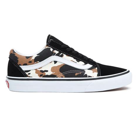 Vans รองเท้าผ้าใบ Old Skool Cow Multi Color Black Vn0a5krsmul