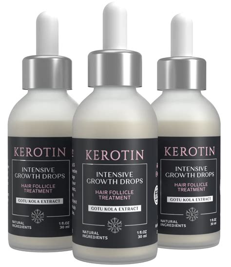 Kerotin Hair Growth Serum With Castor Oil For Hair Loss In