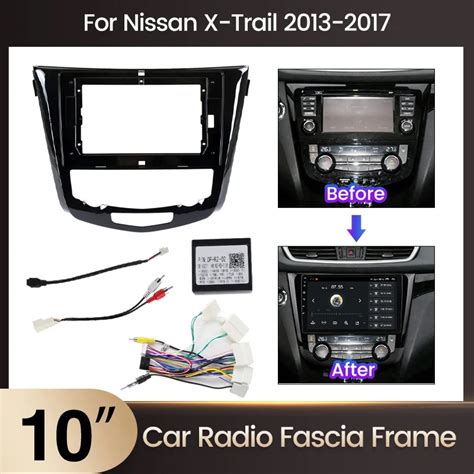 2Din Car Stereo Multimedia Radio Frame For Nissan J11 Qashqai X Trail