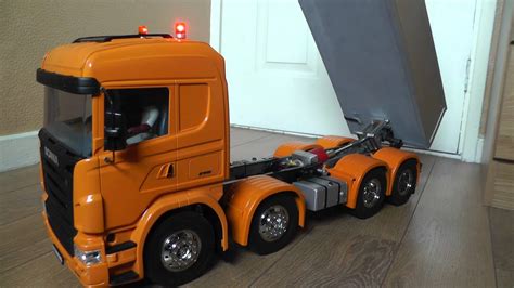 Tamiya Scania 8x4 Dump Truck 1 14 Home Made YouTube