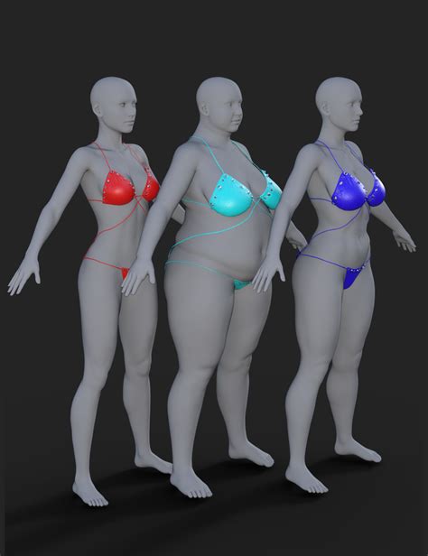 X Fashion Heavy Sensual Bikini For Genesis 8 Females 3D Figure Assets