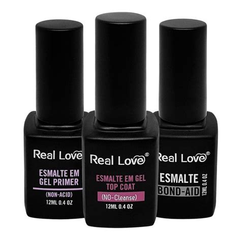 Esmalte Em Gel Real Love 12ml Precinho Bacana