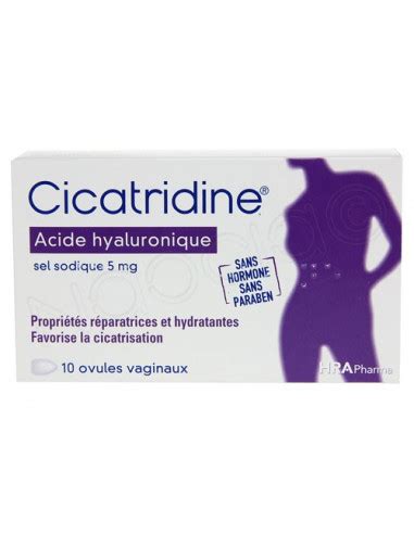 Cicatridine Acide Hyaluronique Ovules Vaginaux Archange Pharma