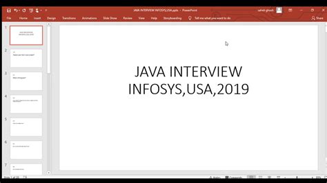 Java Interview Questions Asked In Infosys Usa Youtube