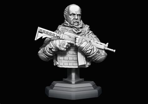 Taras Shevchenko Knight Of Ukraine Bust D Print Model D Model D