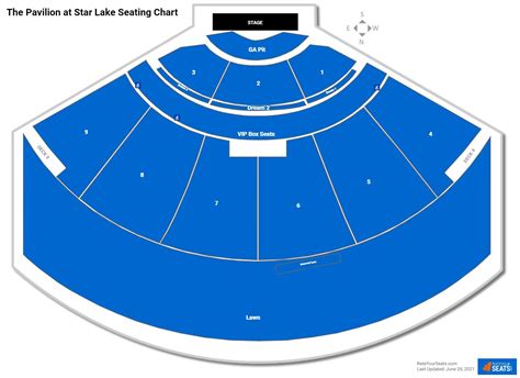 The Pavilion at Star Lake Seating Chart - RateYourSeats.com