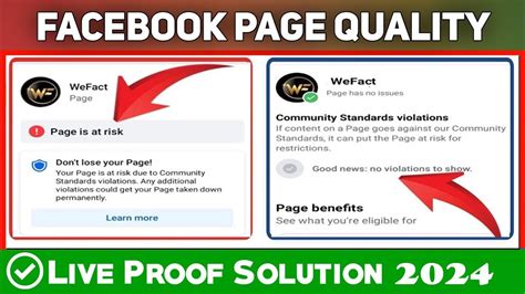 How To Remove Facebook Page Is At Risk Facebook Page Is At Risk