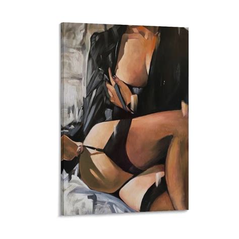 Sexy Woman Body Art Nude Girl Wall Art Perfect Body Canvas Sexy