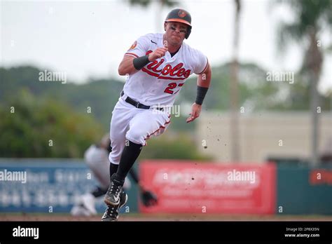 Baltimore Orioles Catcher James Mccann Running The Bases During A