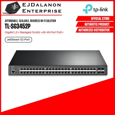 Tp Link TL SG3452P JetStream 52 Port Gigabit L2 Managed Switch With