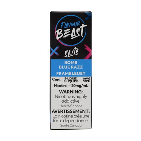Bomb Blue Razz Salts Ez Vape