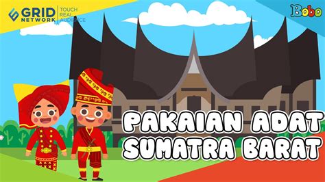 Kartun Pakaian Adat Sumatera Barat