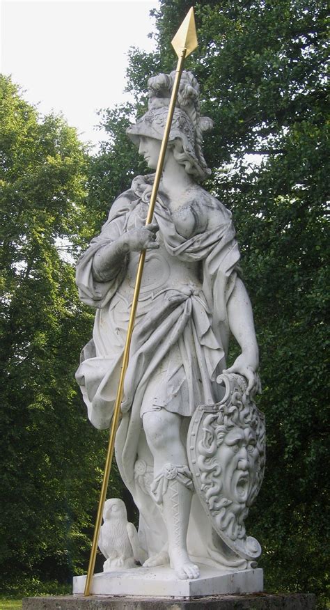 A statue of Minerva somewhere in Germany. | Statue, Garden statues ...