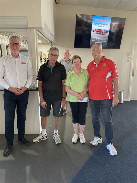 Social Bowls Winners Wednesday 18 Oct Mornington Bowling Club Inc