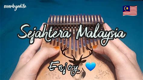 Sejahtera Malaysia Kalimba Cover And Lyrics ♡ Youtube