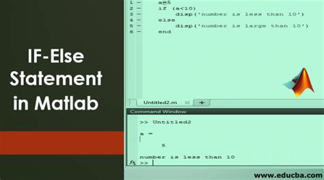 If Else Statement In Matlab Different Examples Of If Else Statement