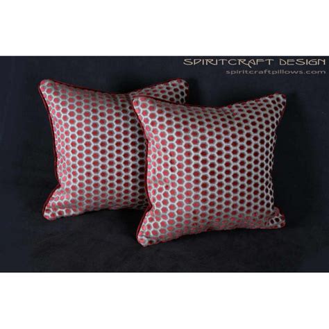 Our Handcrafted Decorative Pillows Baker Milton Weave Velvet In