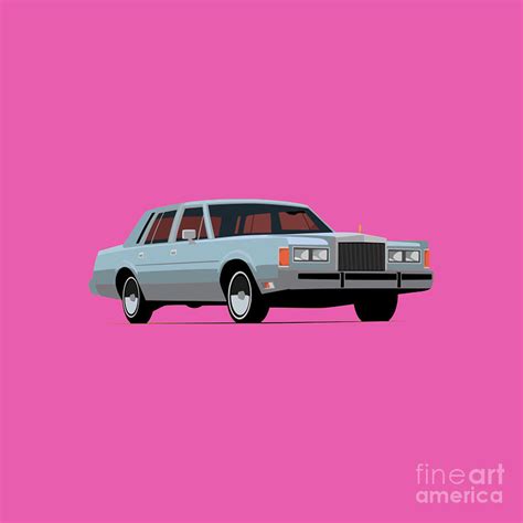 Lincoln Town Car Drawing by Kania Gilda Rahmawati