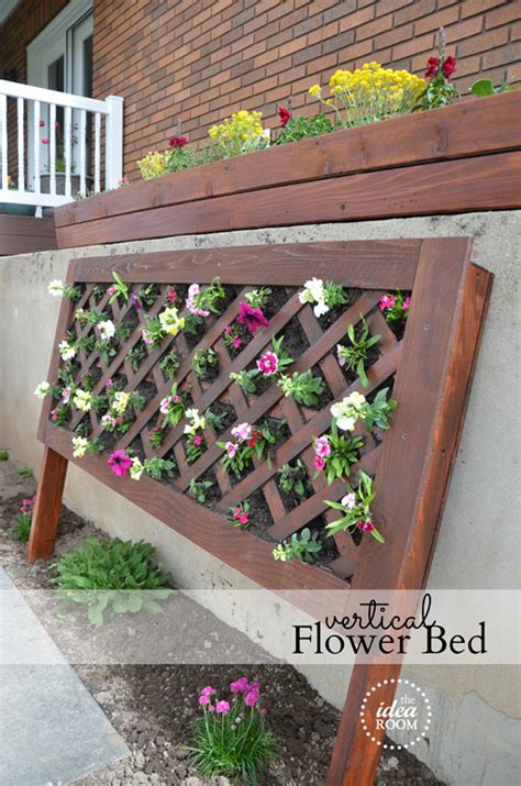 DIY Vertical Flower Bed - The Idea Room